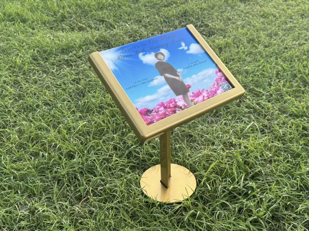 Personalized Temporary Grave Markers - One Life Memorials