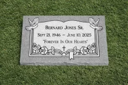 Single Flat Gray with Bible and Doves [371271]