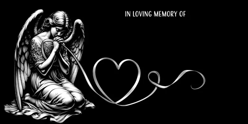 Angel Remembrance Ribbon Artwork [ART-5001]