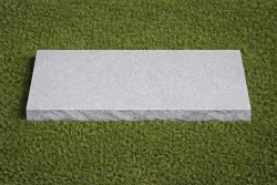 Double Flat Gray “Blank Canvas” Granite Marker (15704)