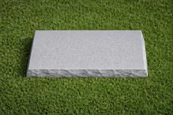 Double Flat Gray Granite Marker (15704)