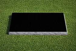 Single Flat Black Granite Marker (15701)