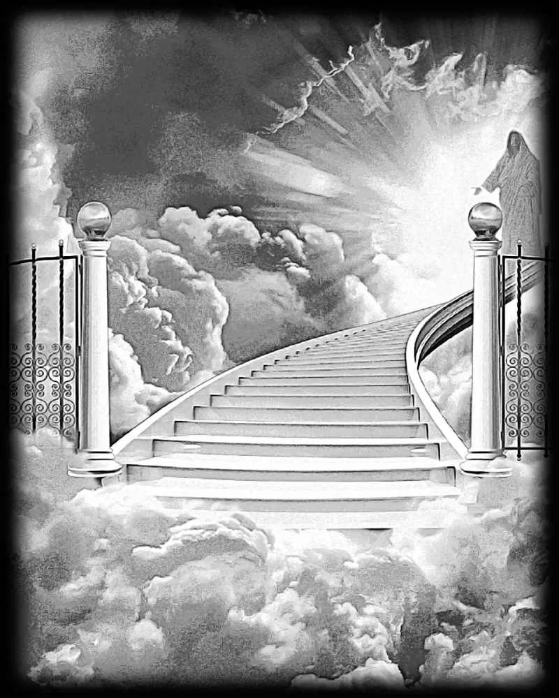 Stairway to Heaven Memorial Background Artwork [ART-5015]